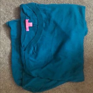 lilly pulitzer sweater 3/4 sleeve front pockets